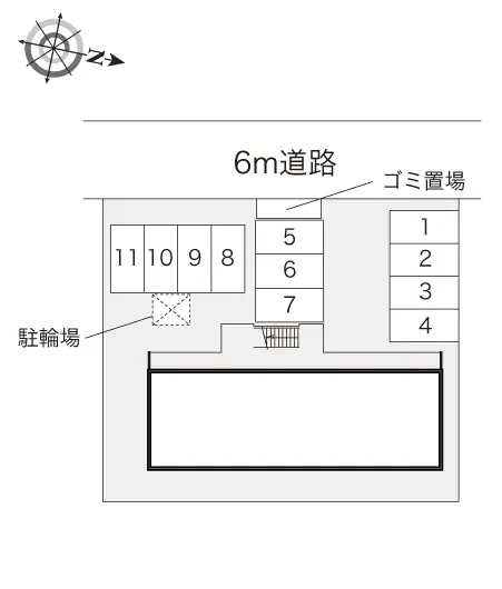 ★手数料０円★長野市稲田３丁目　月極駐車場（LP）